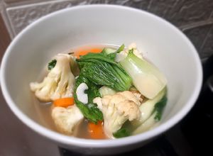 Foto resep 304. Sayur kuah kaldu ayam kombu