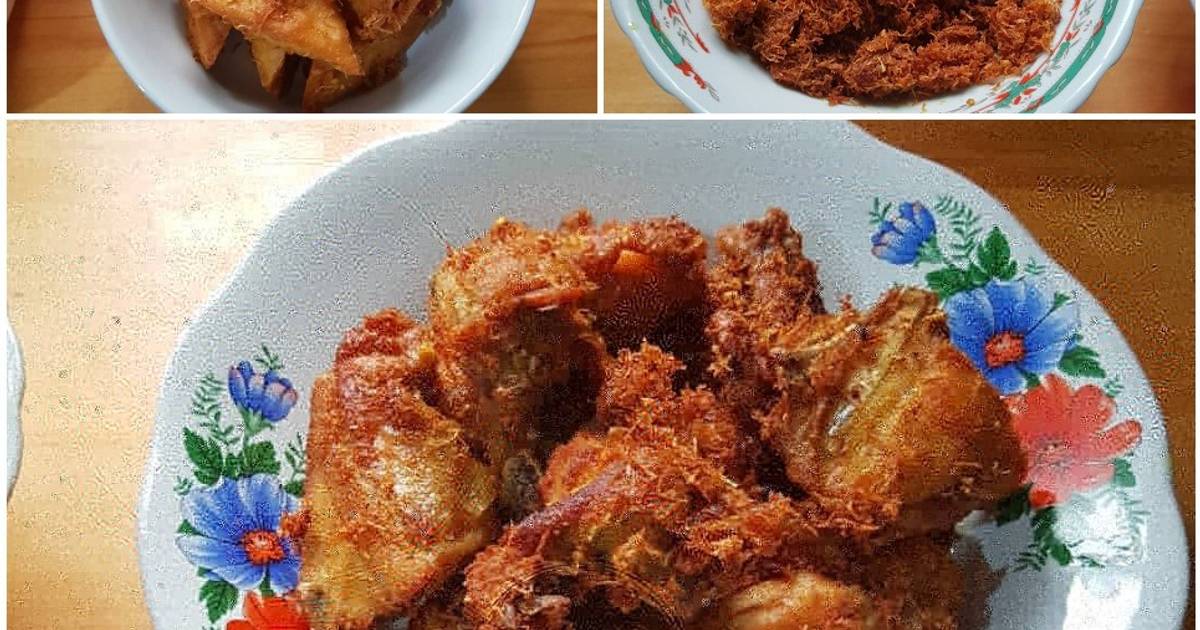 597 resep ayam goreng serundeng kelapa enak dan sederhana 