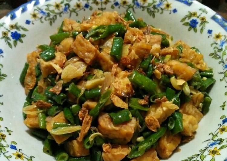 Tumis Tempe Kacang Panjang 14.05.2019