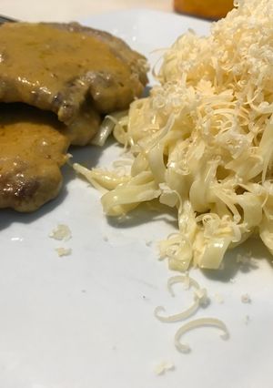 Una foto de Costeletas de cerdo a la mostaza