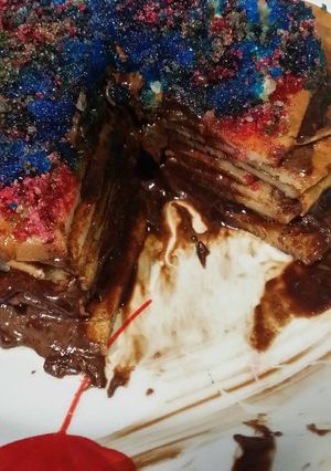 Una foto de Tarta de tortitas
