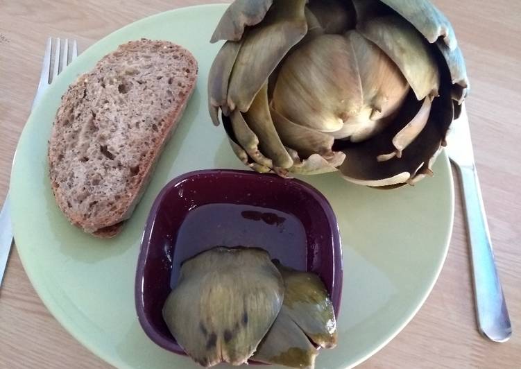 Alcachofas naturales, forma muy sencilla de prepararlas