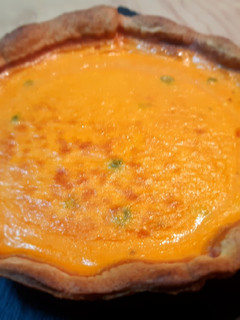 Una foto de Quiche de guisantes