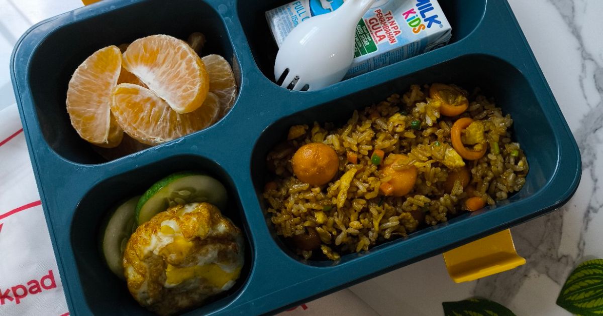Nasi goreng bekal anak(menu satset)
