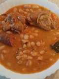 Alubias blancas con manitas, sabor Cookpad, en olla express