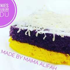 รูปของ Brownies Ubi Ungu Vs Ubi Madu