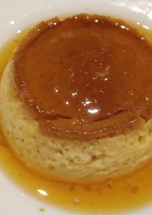 Una foto de Flan casero