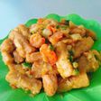 Tempe udang telur asin