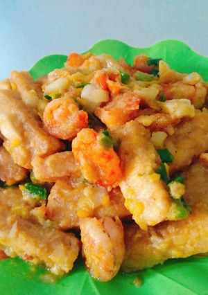 Foto resep Tempe udang telur asin