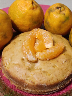ऑरेंज फ्लेव्हर्ड कणकेचा केक (orange flavour kankecha cake recipe in Marathi) रेसिपी चे मुख्य फोटो