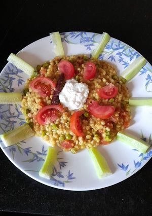 A picture of Pearl Barley Khichdi.