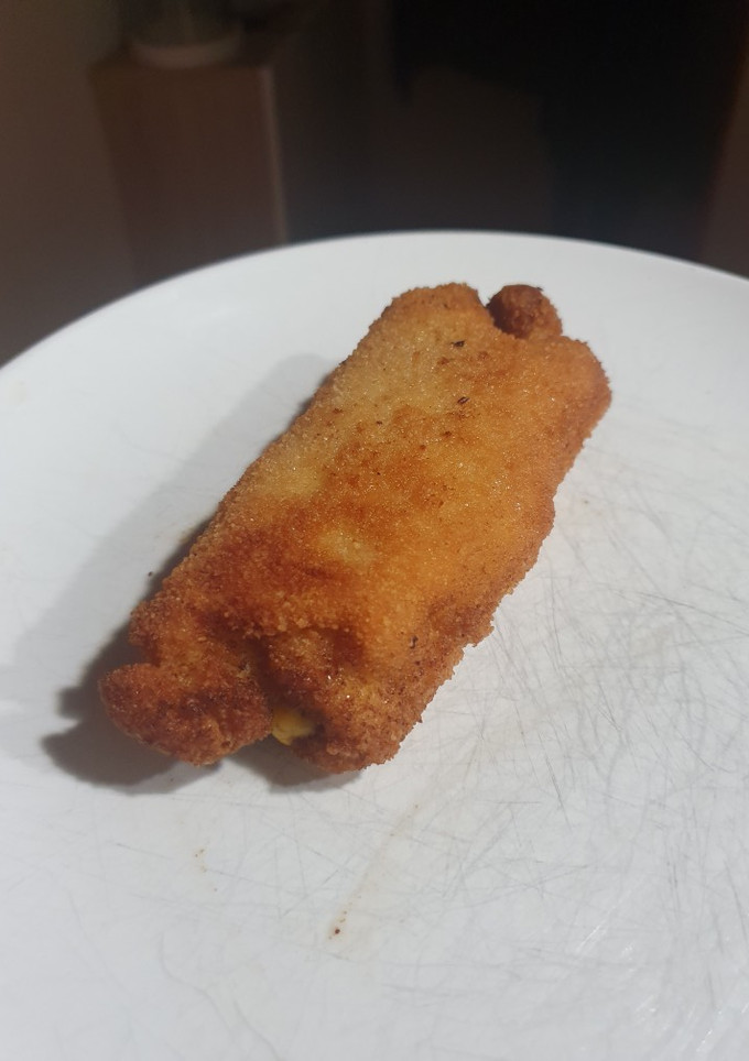 Una foto de Flamenquines de lomo de cerdo rellenos de queso, jamón y paté