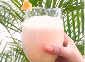 Una foto de Licuado de Melón 🌞🧡