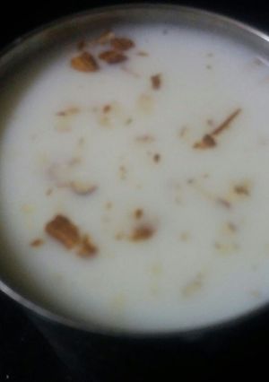 A picture of Badam Milk.