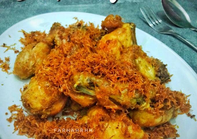 Resep Ayam Goreng Serundeng Anti Gagal