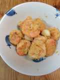 Golden Salted Egg Shrimp Balls