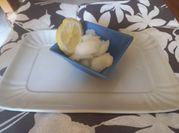 A picture of squeezed lemon