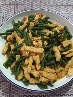 Foto resep Tumis tempe kacang panjang