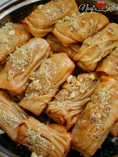 Foto resep Baklava bentuk kerang dgn Filo pastry homemade #step_by_step