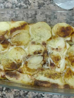 Una foto de Patatas panaderas con queso
