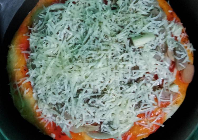 Pizza Teflon Homemade Mudah Anti Gosong No Oven