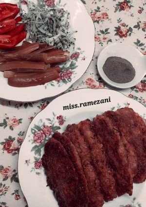 عکسی از دستور کتلت اصل لاهیجان