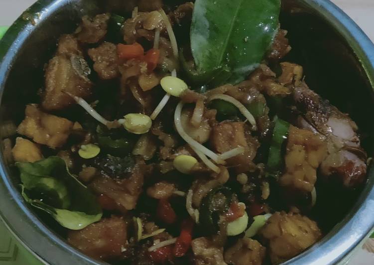 Jambal tumis Lombok ijo & Ale