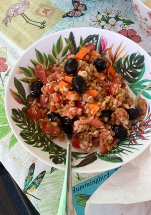 Une photo de Salade Lentilles healthy
