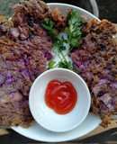 Khoai tím chiên giòn