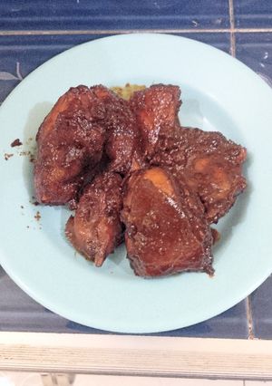Foto resep Ayam Ungkep Pedas simple (Ayam Bacem)