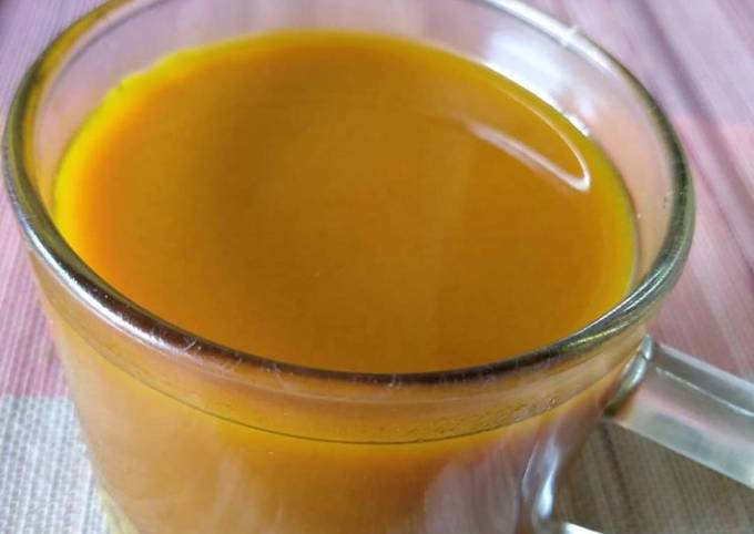 Wajib coba! Cara  memasak Jamu kunyit asam  spesial