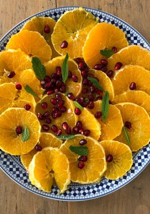 Une photo de Salade d’oranges orientale