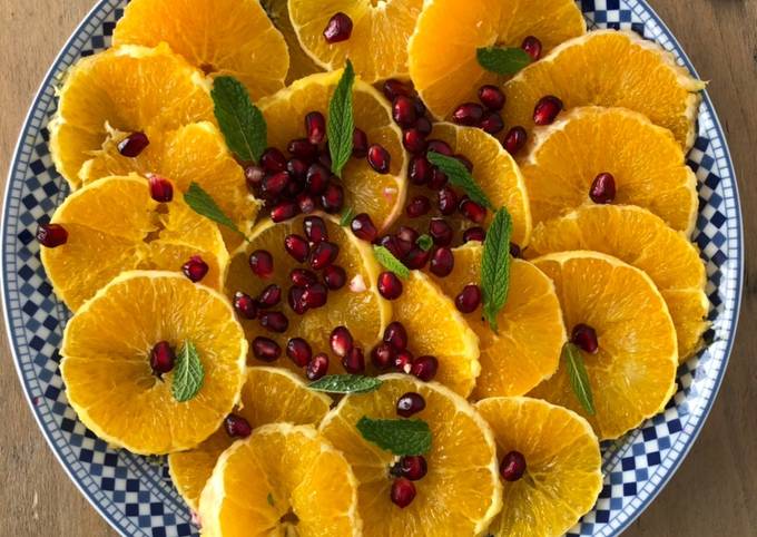 Salade d’oranges orientale