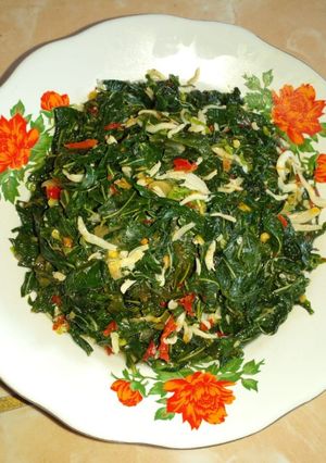 Foto resep Tumis Daun Singkong