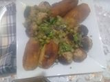 جلبانة بكريات الدجاج و كركات البطاطا