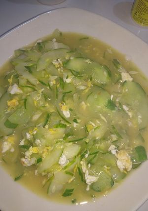 Foto resep Tumis timun telor