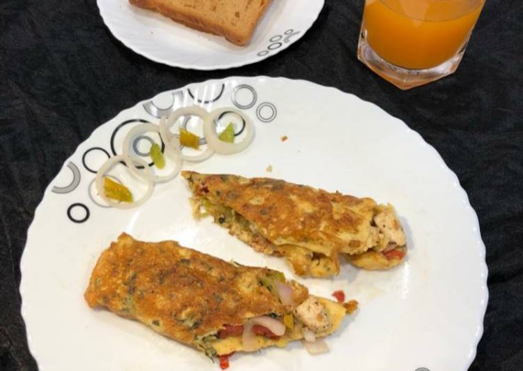 Steps to Prepare Quick Paneer Omelette