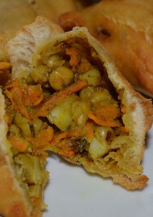 Una foto de Samosas Vegetarianas
