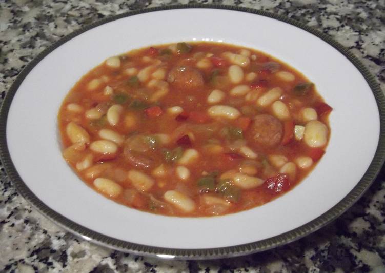 Alubias con chorizo