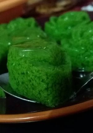 Foto resep Puding lumut pandan kekinian😆