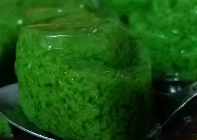 Puding lumut pandan kekinian😆