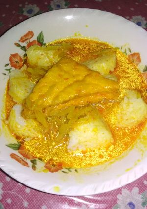 Foto resep Lontong sayur bumbu simple
