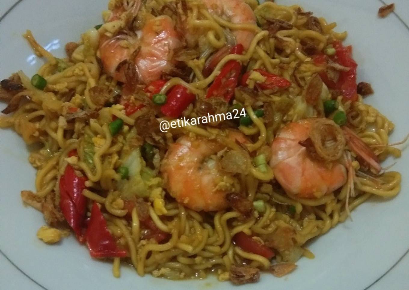 Mie Godok Udang Ala Etikarahma24
