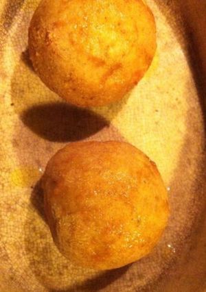 Une photo de Boules panées riz jambon et mozzarella