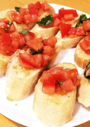 Una foto de Bruschetta muy fácil
