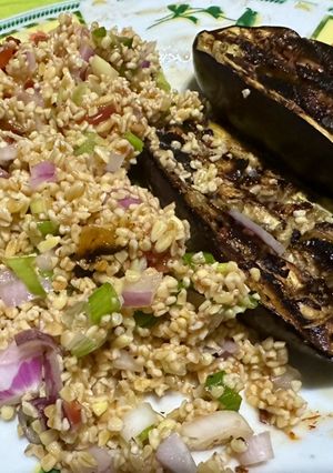 Foto principal de Trigo sarraceno con verduras grilladas