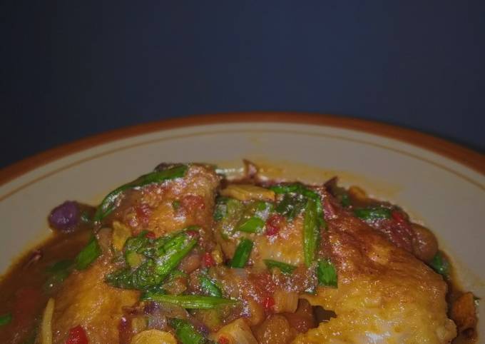 Resep Sayap Ayam Asam Pedas, Lezat