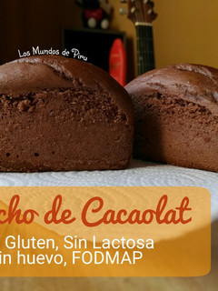 Una foto de Bizcocho de Cacaolat (Sin gluten, Sin lactosa, Sin huevo, FODMAP)