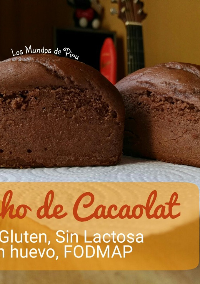 Una foto de Bizcocho de Cacaolat (Sin gluten, Sin lactosa, Sin huevo, FODMAP)