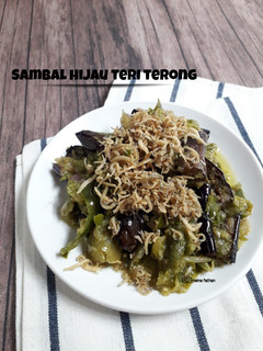 Foto resep Sambal hijau teri terong